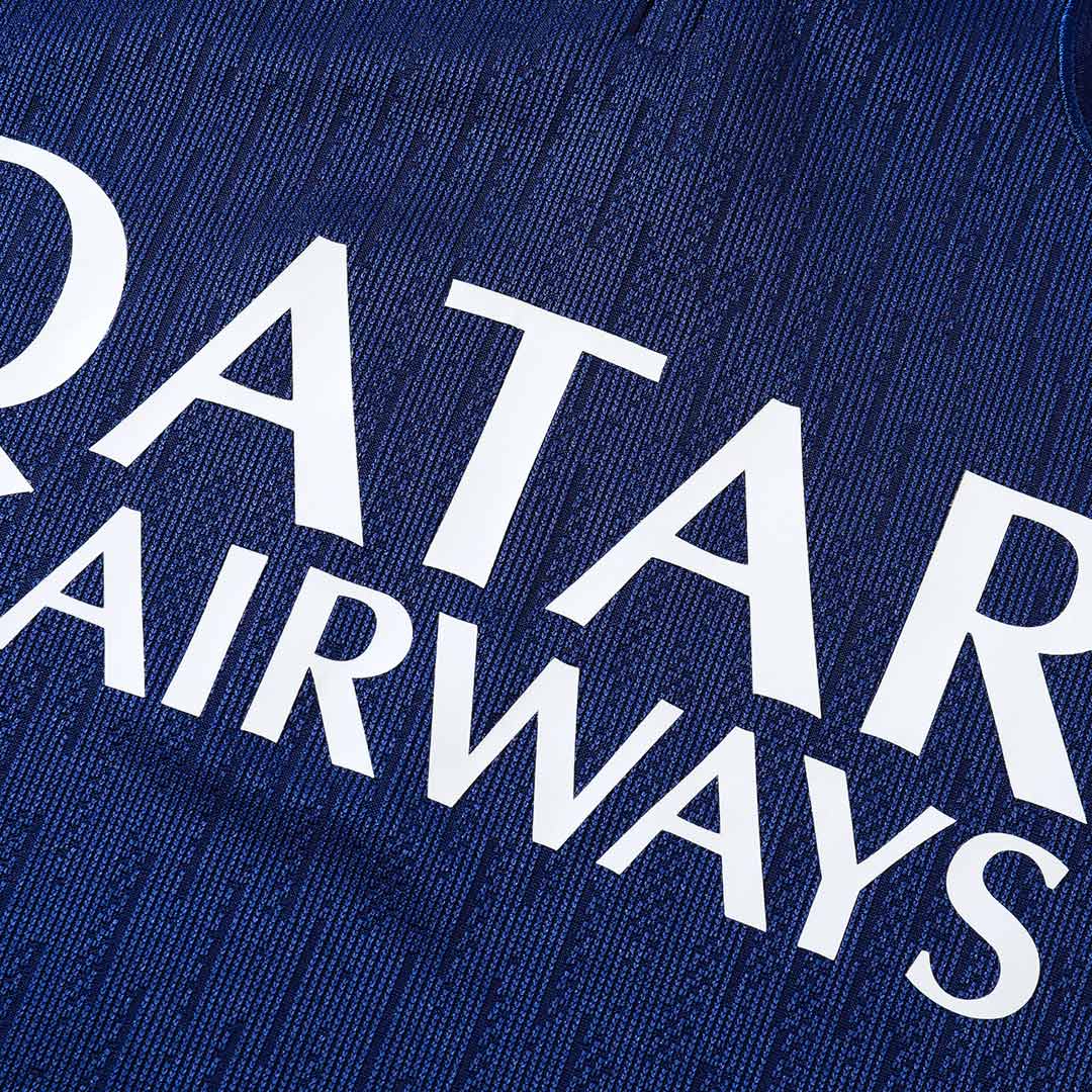 Męski dres treningowy z bluzą rozpinaną PSG 2025/26 granatowy