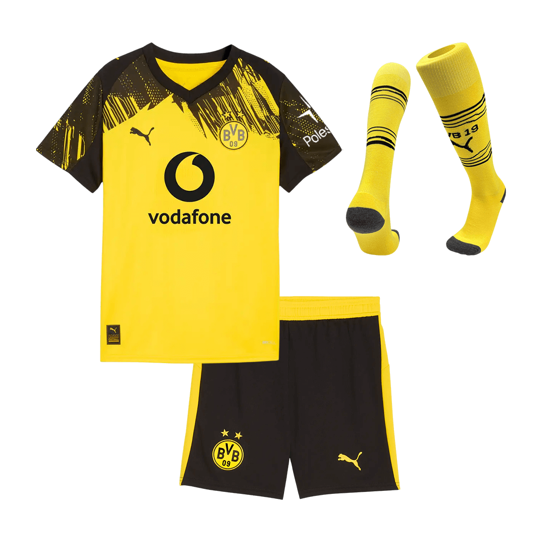 Dziecięcy pełny zestaw piłkarski Borussia Dortmund 2025/26 domowy