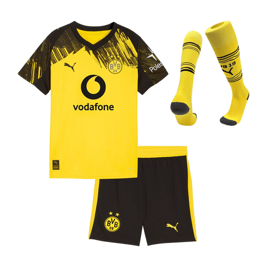 Dziecięcy pełny zestaw piłkarski Borussia Dortmund 2025/26 domowy