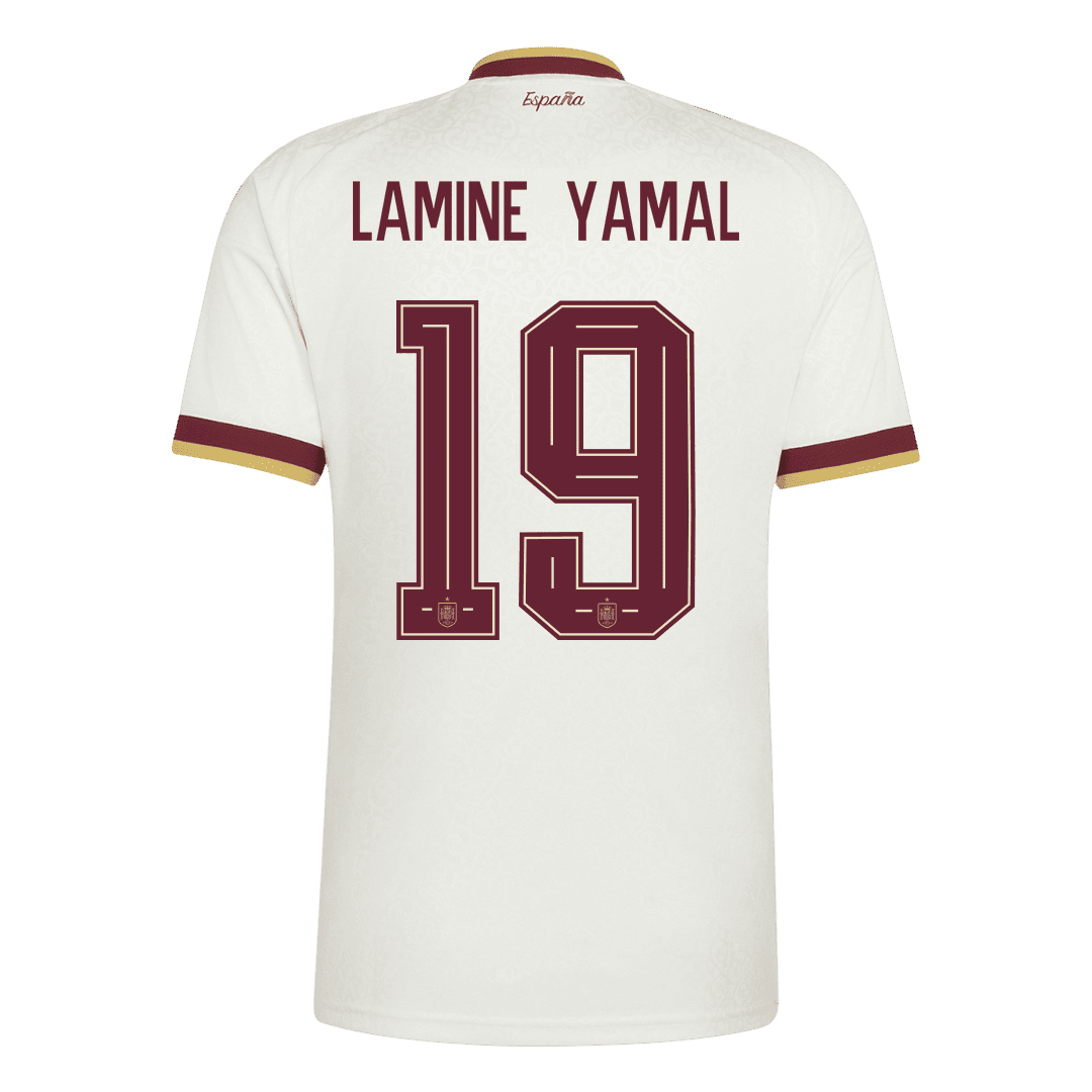 Koszulka piłkarska Hiszpania Mundial 2026 wyjazdowa Champion Edition LAMINE YAMAL #19