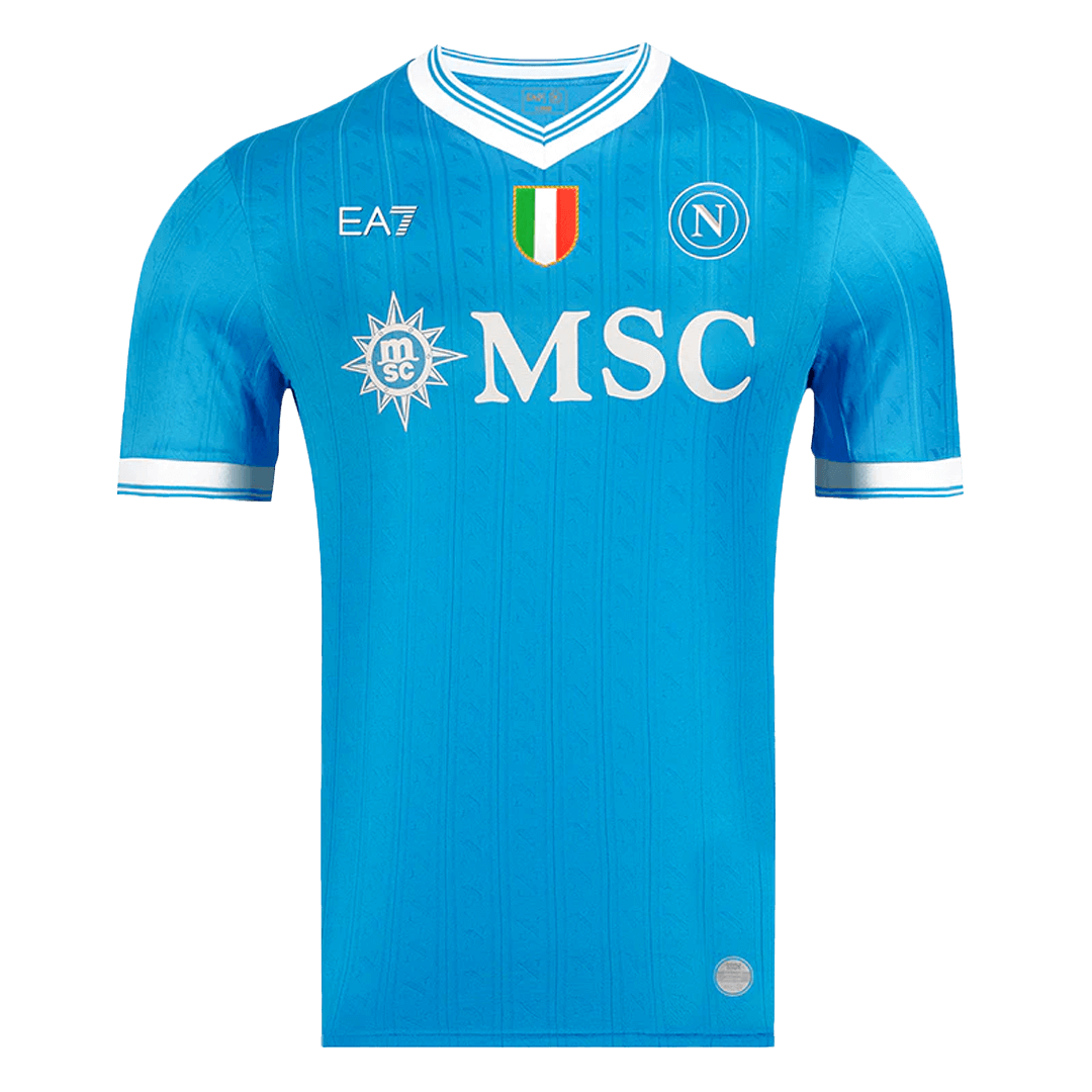 Koszulka piłkarska w wersji zawodniczej Napoli 2025/26 domowa
