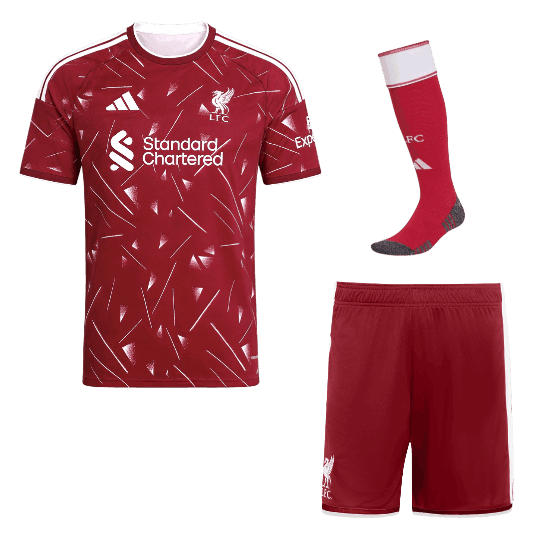 Męski pełny zestaw piłkarski Liverpool 2026/27 domowa [Premium]