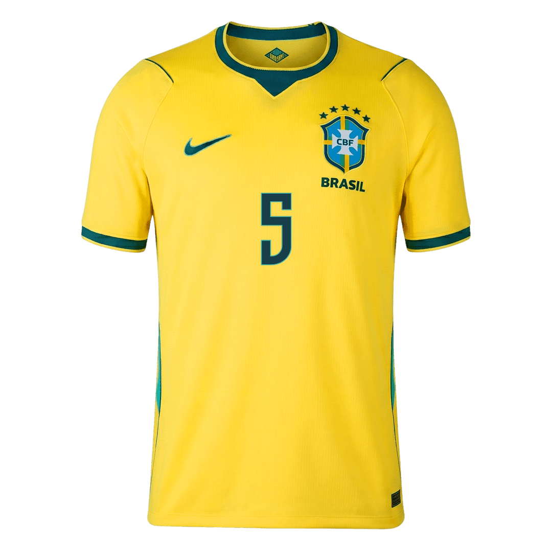 Koszulka piłkarska Brazylia Mundial 2026 domowa CASEMIRO #5