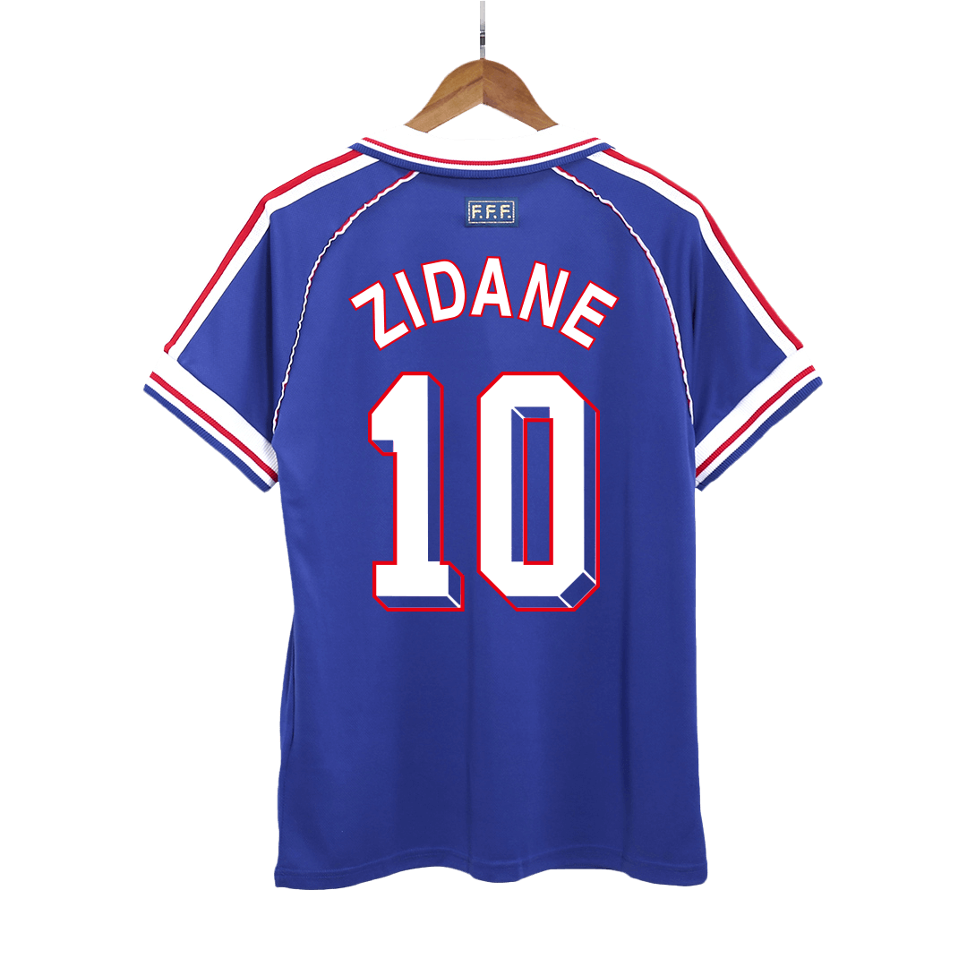 Koszulka piłkarska retro Francja Mundial 1998 domowa ZIDANE #10