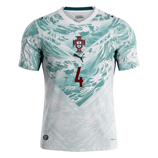 Koszulka piłkarska Portugalia Mundial 2026 wyjazdowa RÚBEN DIAS #4