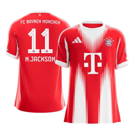 Koszulka piłkarska Bayern Monachium 2025/26 domowa N.JACKSON #11