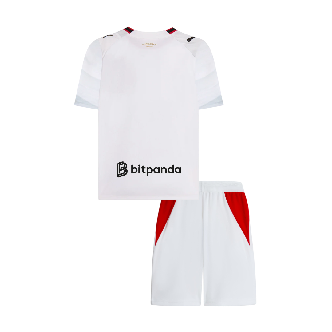 Dziecięcy zestaw piłkarski AC Milan 2026/27 wyjazdowa