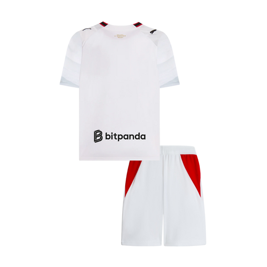 Dziecięcy zestaw piłkarski AC Milan 2026/27 wyjazdowa