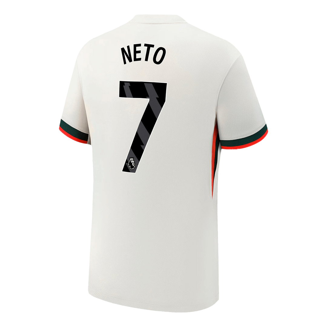 Koszulka piłkarska Chelsea 2025/26 wyjazdowa NETO #7 - Kibula
