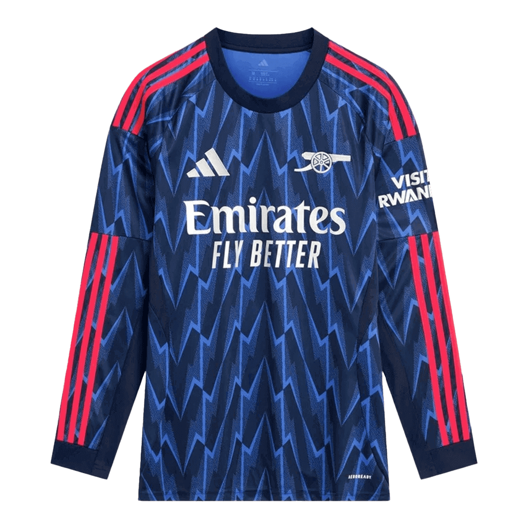 Koszulka piłkarska z długim rękawem Arsenal 2025/26 wyjazdowa - Kibula