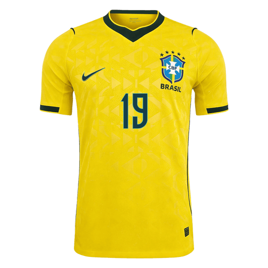 Koszulka piłkarska w wersji zawodniczej Brazylia Mundial 2026 domowa ENDRICK #19