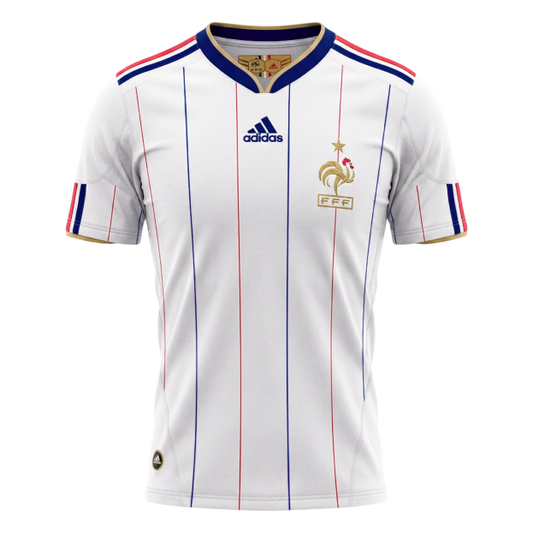Koszulka piłkarska retro Francja 2010 wyjazdowa