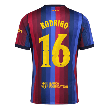 Koszulka piłkarska FC Barcelona UCL 2026/27 domowa RODRIGO #16
