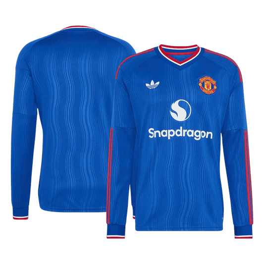 Koszulka piłkarska z długim rękawem Manchester United 2026/27 wyjazdowa