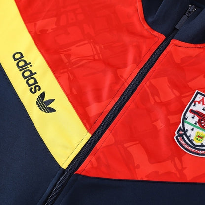 Kurtka treningowa Arsenal 2025/26 granatowo-czerwona - Kibula