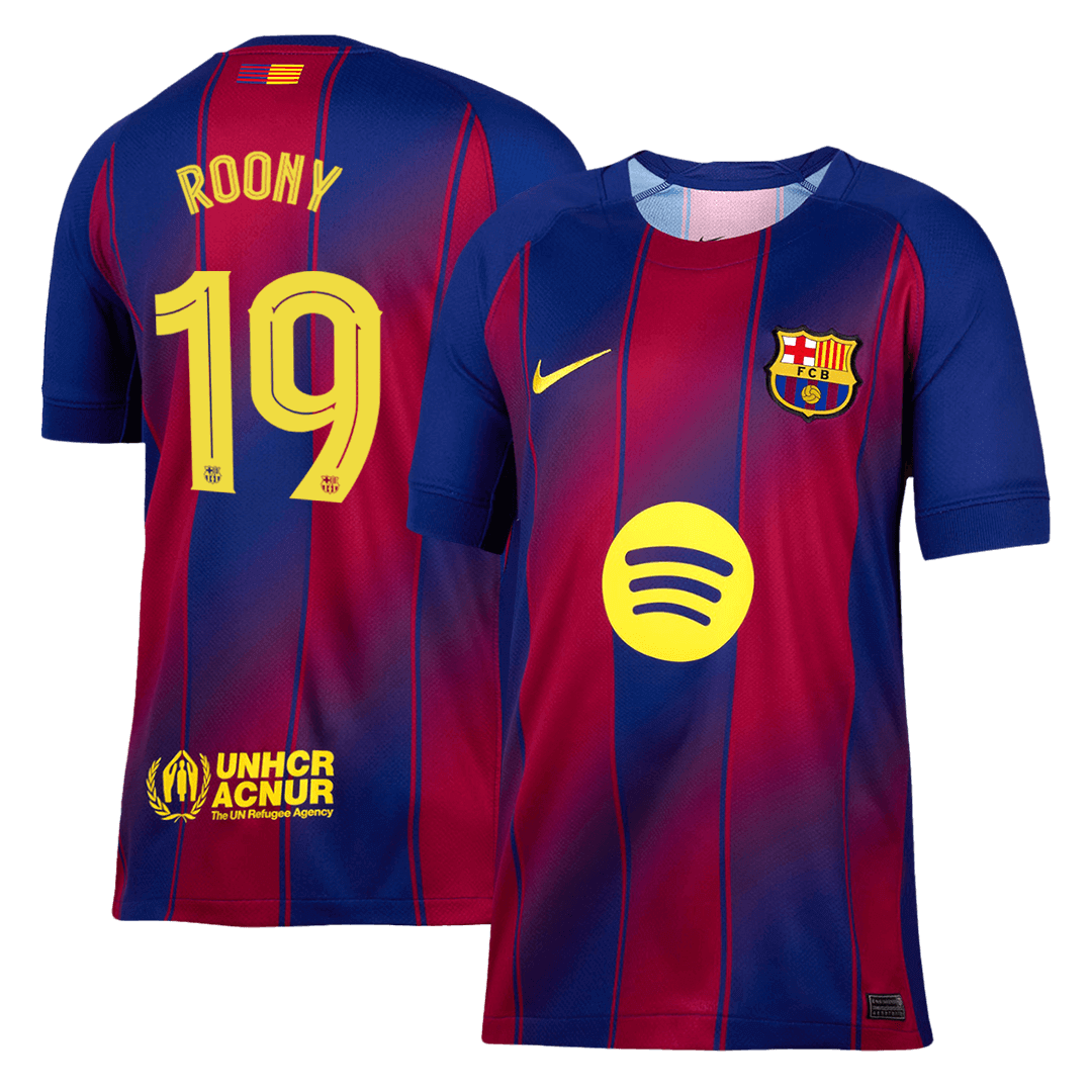 Koszulka piłkarska FC Barcelona UCL 2025/26 domowa ROONY #19