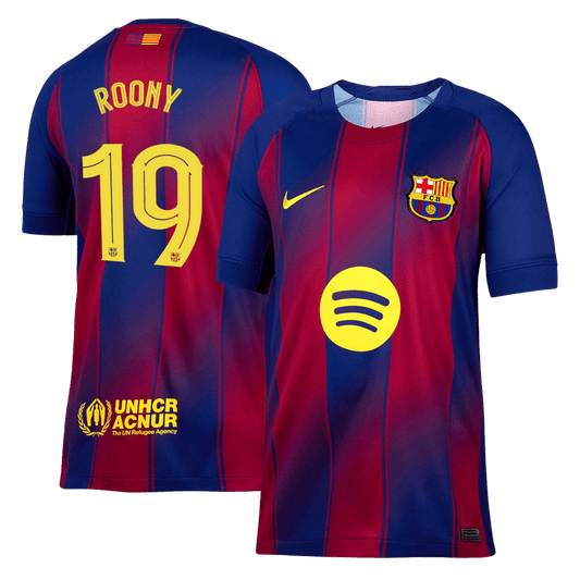Koszulka piłkarska FC Barcelona UCL 2025/26 domowa ROONY #19