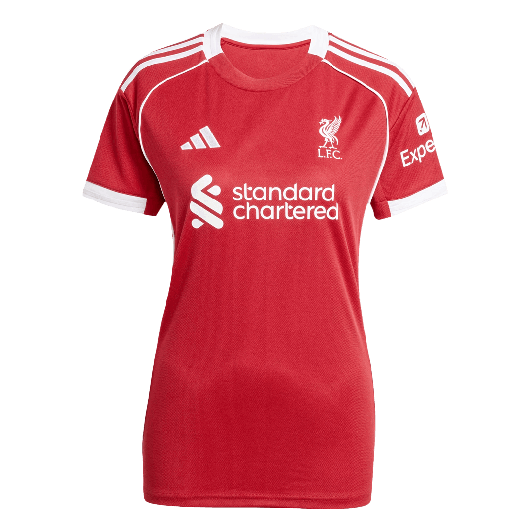 Damska koszulka piłkarska Liverpool 2025/26 domowa