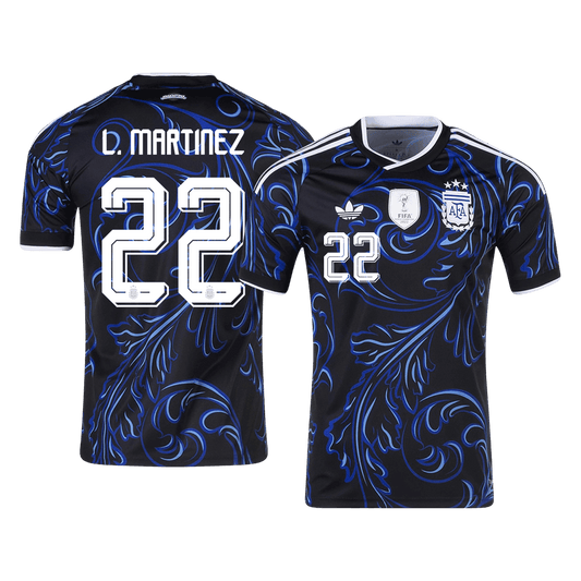 Koszulka piłkarska Argentyna Mundial 2026 wyjazdowa L. MARTINEZ #22