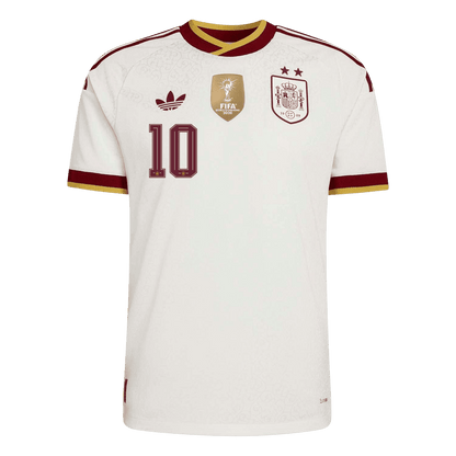 Koszulka piłkarska w wersji zawodniczej Hiszpania Mundial 2026 wyjazdowa Champion Edition OLMO #10
