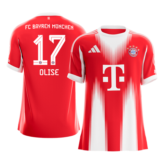 Koszulka piłkarska Bayern Monachium 2025/26 domowa OLISE #17