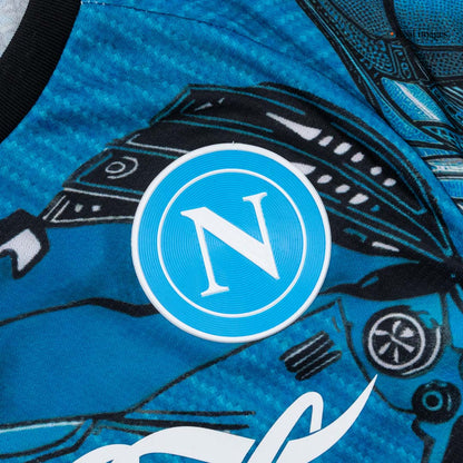 Koszulka piłkarska Napoli 2025/26 przedmeczowa niebieska