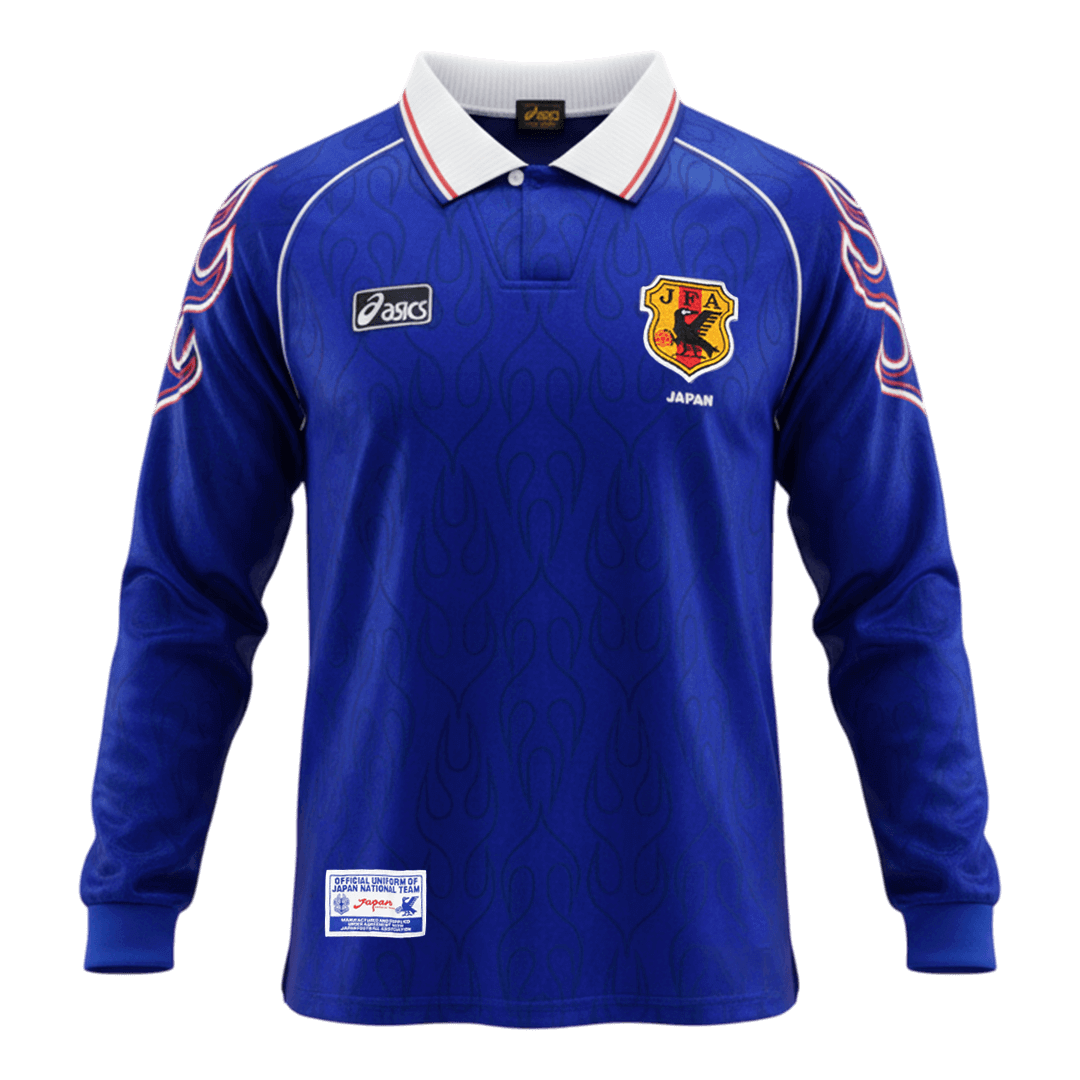 Koszulka piłkarska retro z długim rękawem Japonia Mundial 1998 domowa