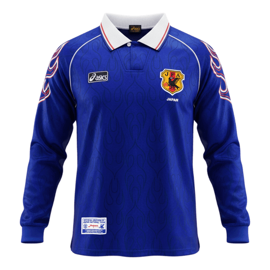 Koszulka piłkarska retro z długim rękawem Japonia Mundial 1998 domowa