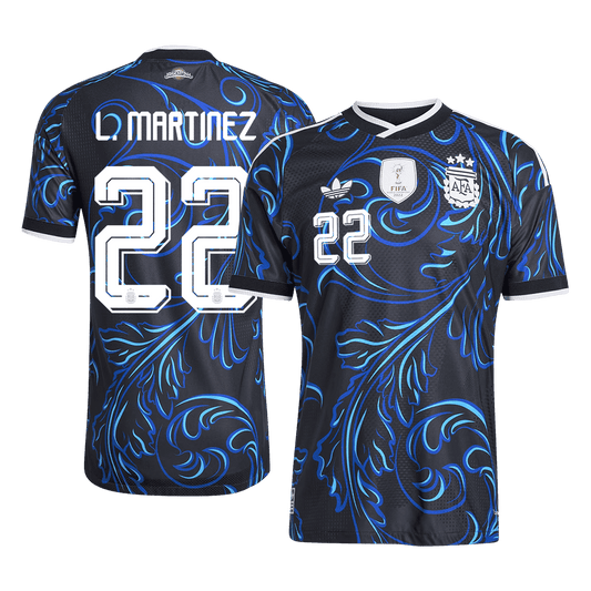 Koszulka piłkarska w wersji zawodniczej Argentyna Mundial 2026 wyjazdowa L. MARTINEZ #22