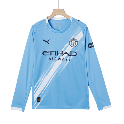 Koszulka piłkarska z długim rękawem Manchester City 2025/26 domowa