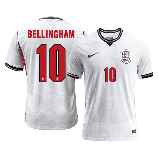 Koszulka piłkarska w wersji zawodniczej Anglia Mundial 2026 domowa BELLINGHAM #10