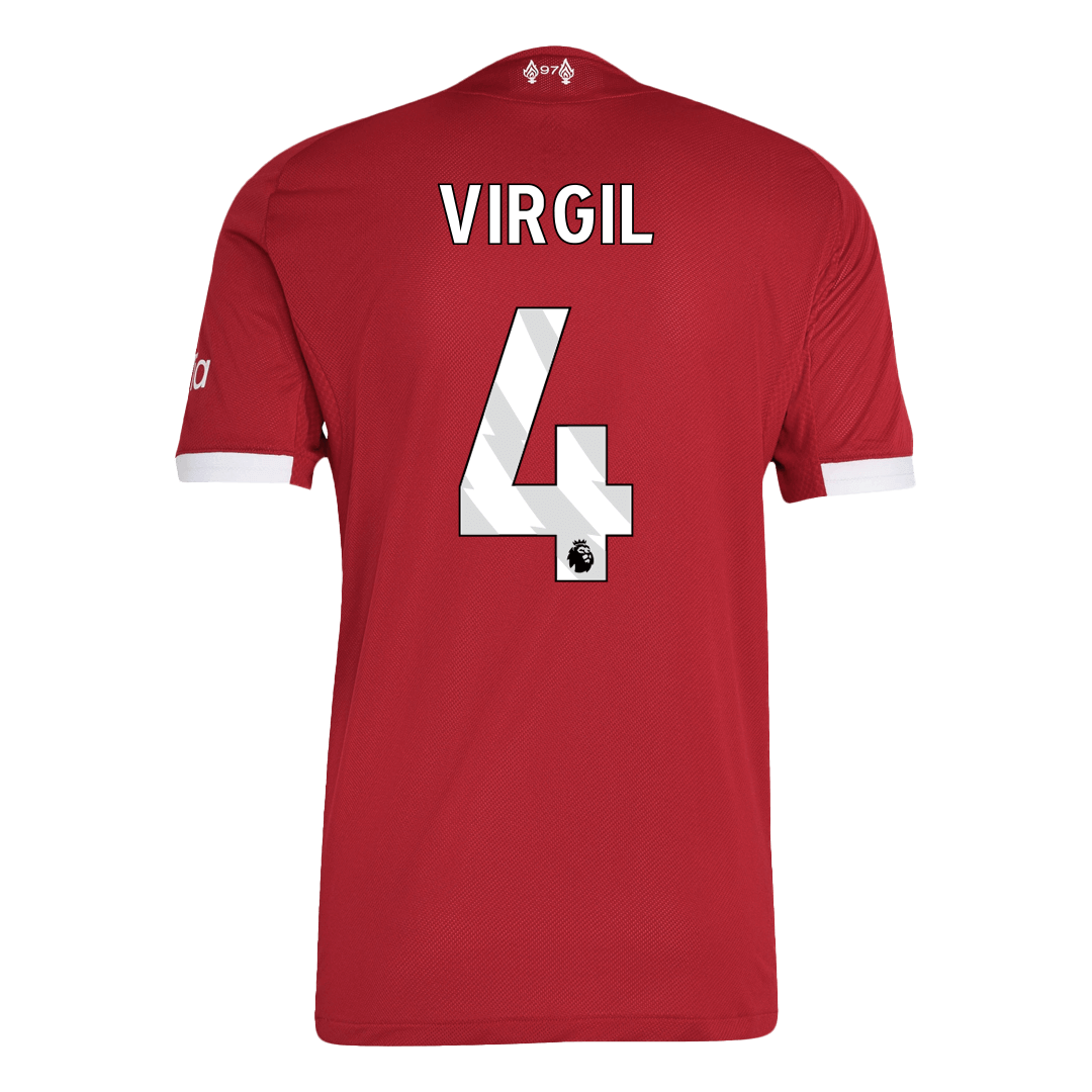 Koszulka piłkarska w wersji zawodniczej Liverpool 2025/26 domowa VIRGIL #4