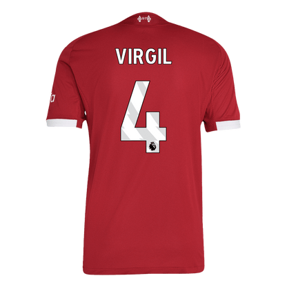 Koszulka piłkarska w wersji zawodniczej Liverpool 2025/26 domowa VIRGIL #4