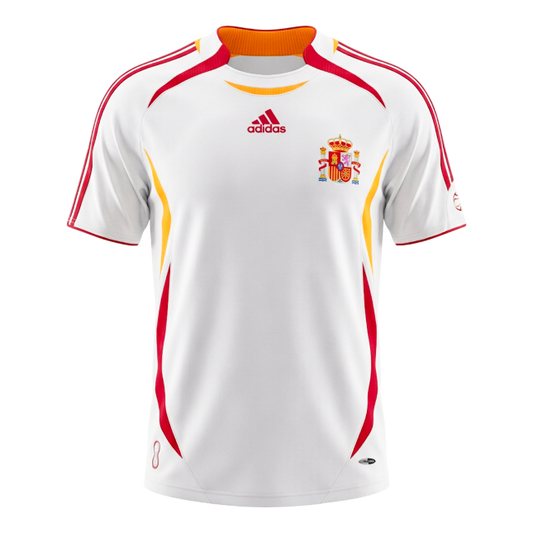 Koszulka piłkarska retro Hiszpania 2006 wyjazdowa