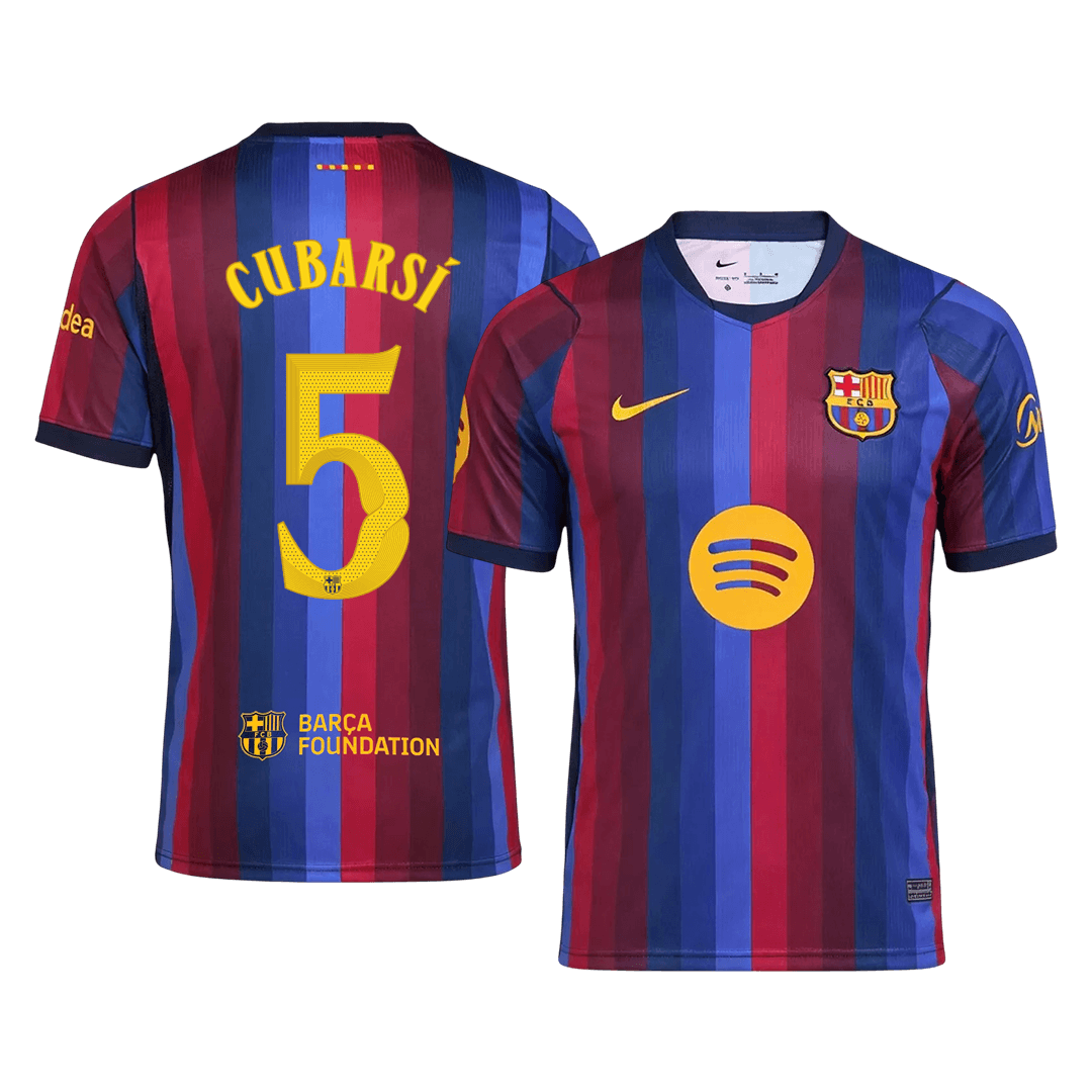 Koszulka piłkarska FC Barcelona UCL 2026/27 domowa CUBARSÍ #5 - Kibula