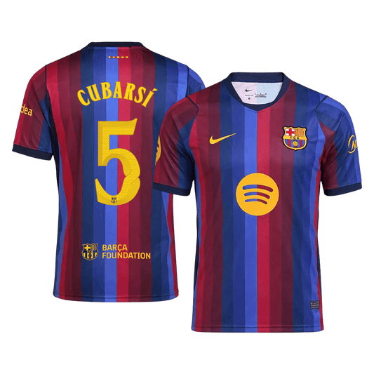 Koszulka piłkarska FC Barcelona UCL 2026/27 domowa CUBARSÍ #5 - Kibula