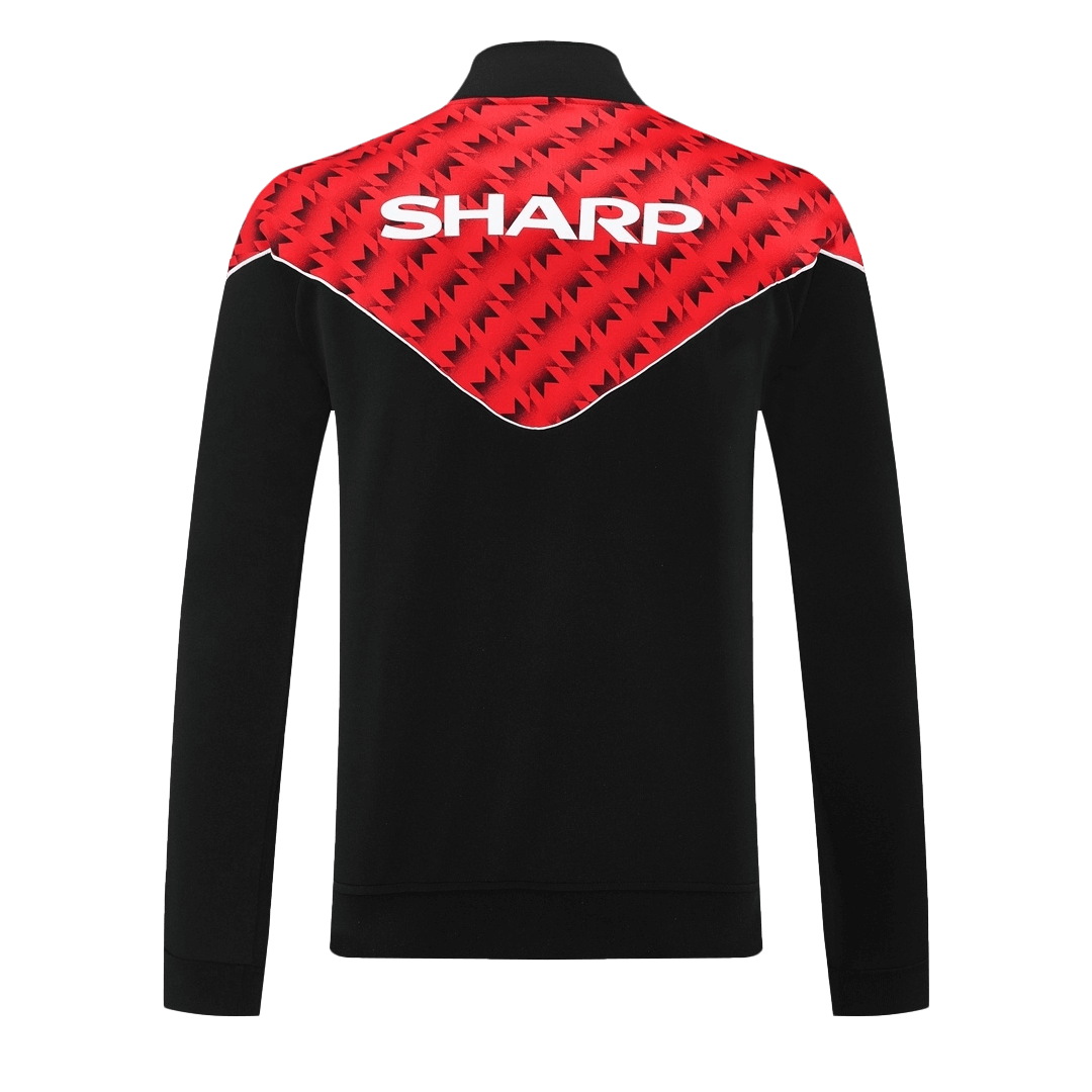Męski dres treningowy Manchester United 2025/26 czerwono-czarny
