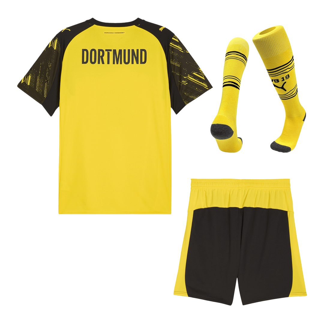 Męski pełny zestaw piłkarski Borussia Dortmund 2025/26 domowy