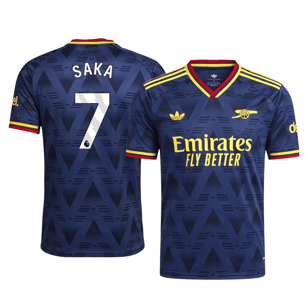 Koszulka piłkarska w wersji zawodniczej Arsenal 2026/27 wyjazdowa SAKA #7