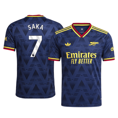 Koszulka piłkarska w wersji zawodniczej Arsenal 2026/27 wyjazdowa SAKA #7
