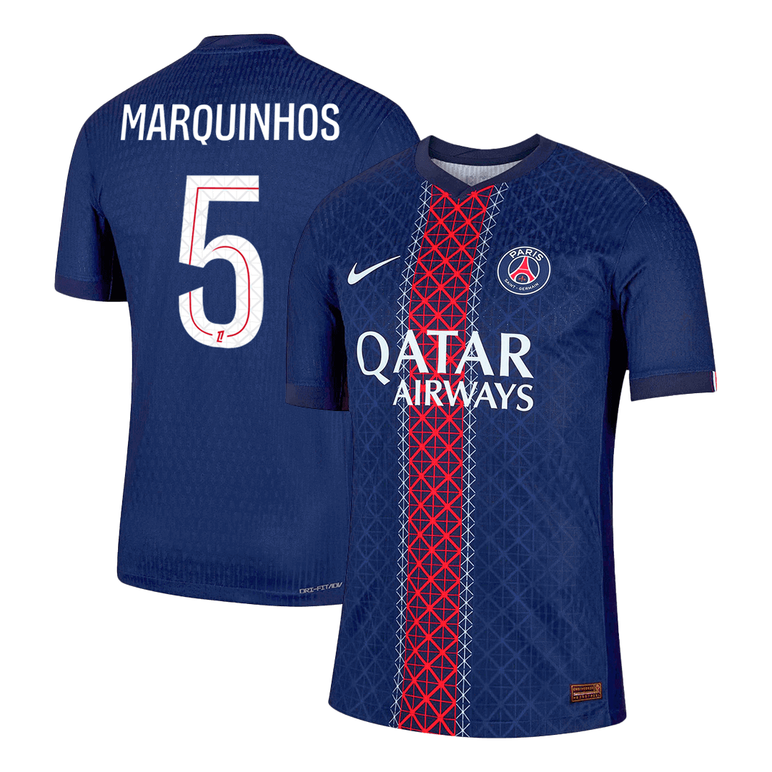 Koszulka piłkarska w wersji zawodniczej PSG 2025/26 domowa MARQUINHOS #5