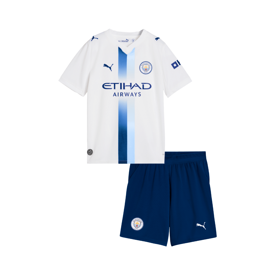 Dziecięcy zestaw piłkarski Manchester City 2026/27 trzecia