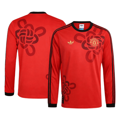 Koszulka piłkarska z długim rękawem Manchester United CNY 2025/26