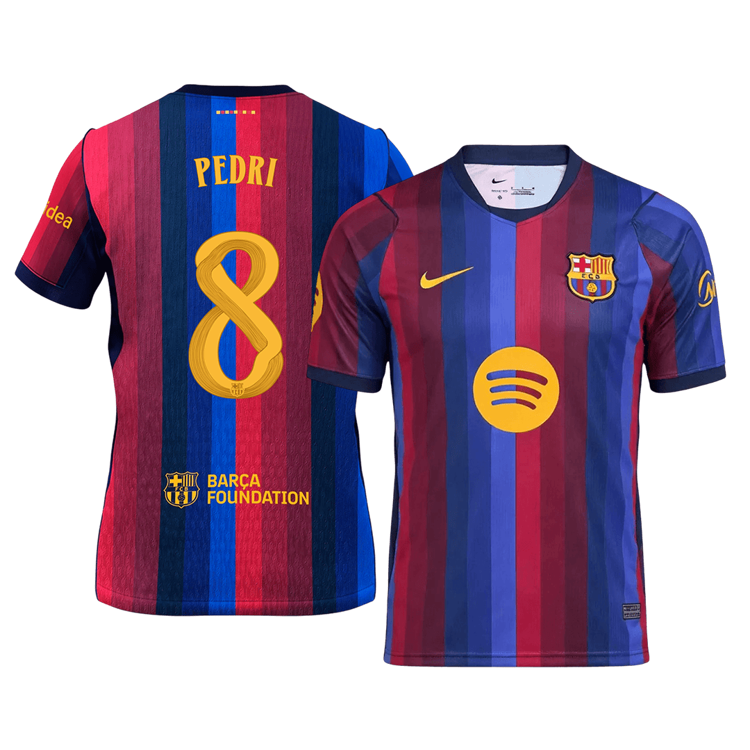 Koszulka piłkarska FC Barcelona UCL 2026/27 domowa PEDRI #8 - Kibula