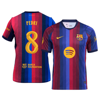 Koszulka piłkarska FC Barcelona UCL 2026/27 domowa PEDRI #8 - Kibula