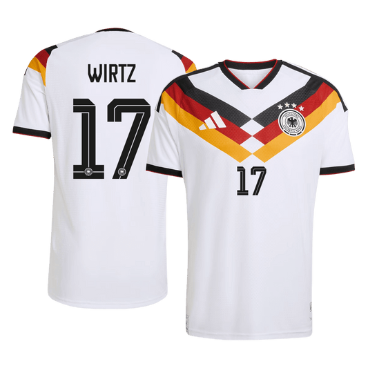 Koszulka piłkarska w wersji zawodniczej Niemcy Mundial 2026 domowa WIRTZ #17