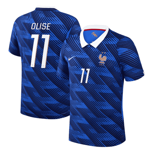 Koszulka piłkarska w wersji zawodniczej Francja Mundial 2026 domowa OLISE #11
