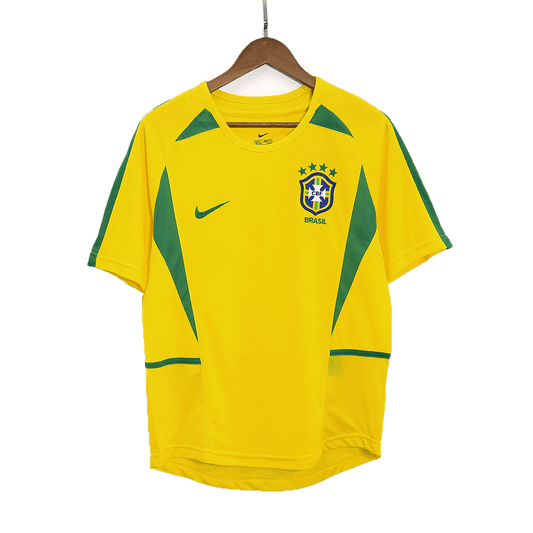 Koszulka piłkarska retro Brazylia 2002/03 domowa