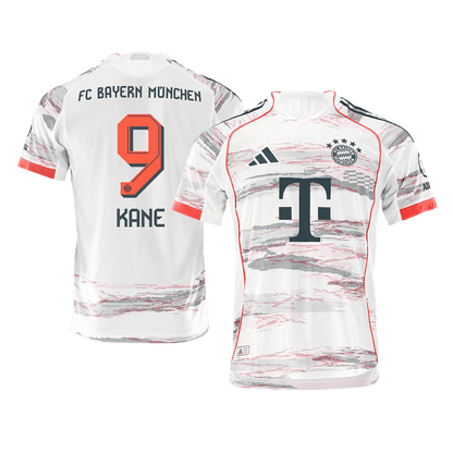 Koszulka piłkarska w wersji zawodniczej Bayern Monachium 2025/26 wyjazdowa KANE #9 - Kibula