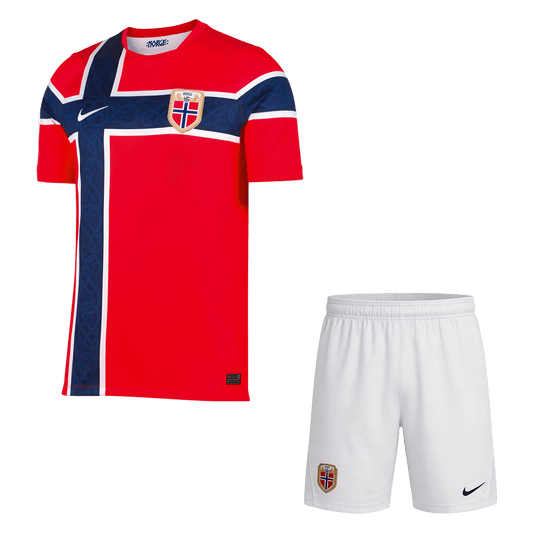 Męski zestaw piłkarski Norwegia Mundial 2026 domowy